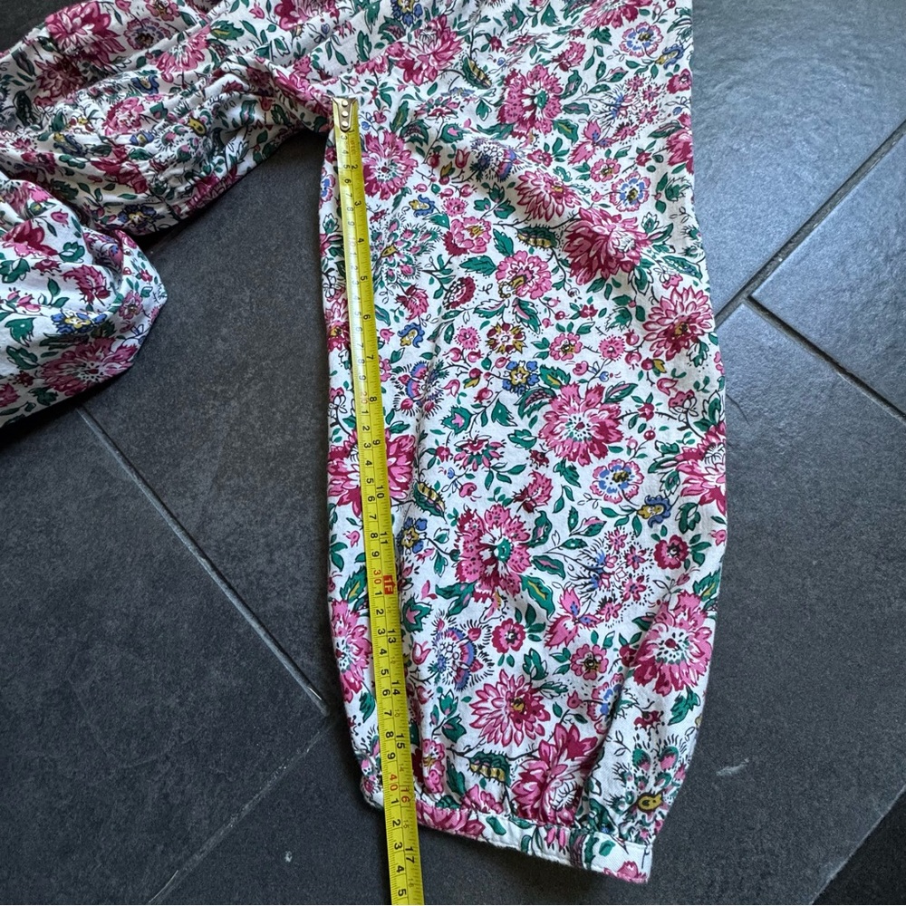 Old Navy Pink and White Floral Long Sleeve Dress festival, summer sundress - Picture 14 of 16